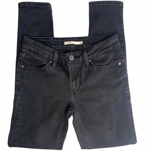 Levi's Jeans | Levi’s 711 Women’s Black Skinny distressed Jeans